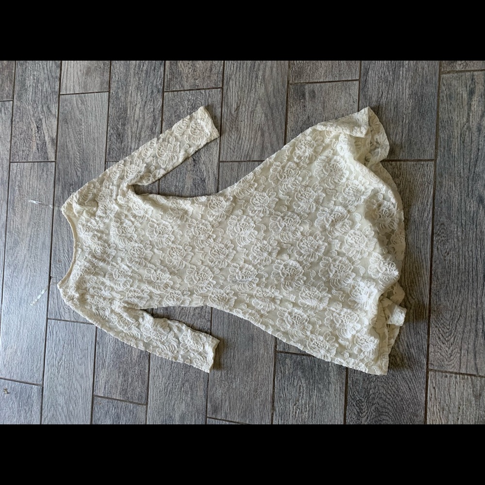 White lace dress size small